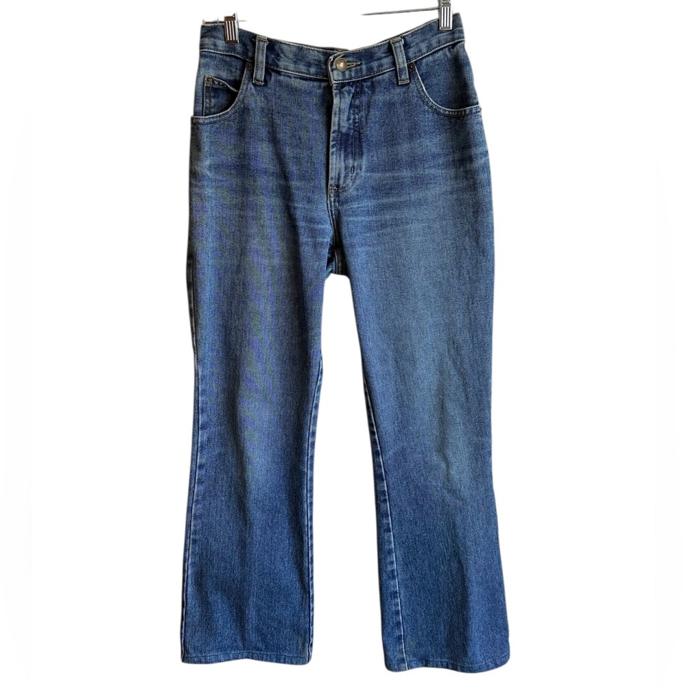 Fresno Sport 90s Vintage Mid Rise Wide Leg Relaxed Fit Boot Denim Jeans Size 26W